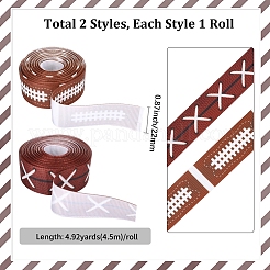 9м 2 стиля регбийная тематика термопереводные полиэстеровые ленты корсаж&nbsp;OCOR-GF0005-05A