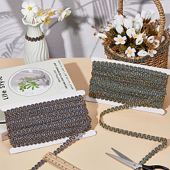 2 пачка 2-х цветных полиэстеровых волнистых кружевных лент OCOR-AR0001-70B