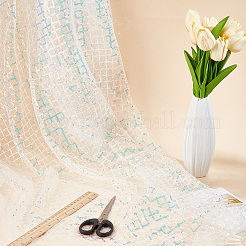 1 m Polyester- und PVC-Paillettennetzgewebe&nbsp;DIY-CY0003-54B