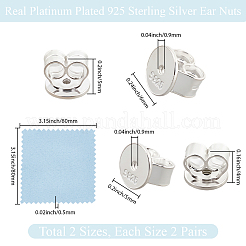 925 Ohrstecker aus Sterlingsilber&nbsp;STER-BBC0009-09