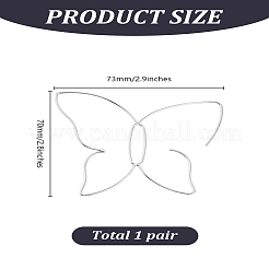 1 пара серег-гвоздиков из латуни&nbsp;EJEW-LP0001-79P