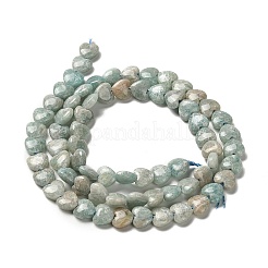 Природных амазонит бисер нитей G-P575-C12-6mm