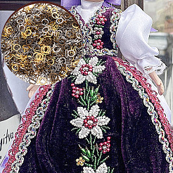 40 пара двухцветных железных пряжек&nbsp;FIND-GO0002-41