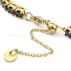 Горный хрусталь браслет&nbsp;BJEW-C049-01G-04