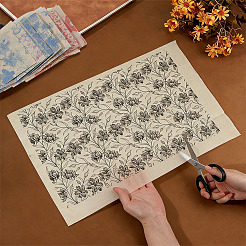 8 pz 8 stili di decalcomanie in carta ceramica&nbsp;DIY-OC0015-79