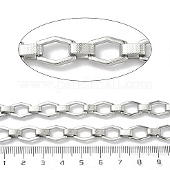 Цепочки ручной работы из нержавеющей стали 304 с восьмиугольными звеньями&nbsp;STAS-F341-01P