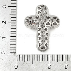 Латунные микропаве из прозрачного кубического циркония KK-S392-01P