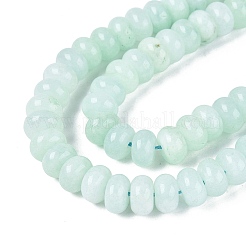 Chapelets de perles de jade blanche naturelle&nbsp;G-Q613-01F-16
