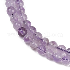 Природный аметист нитей бисера G-M445-6mm-01C