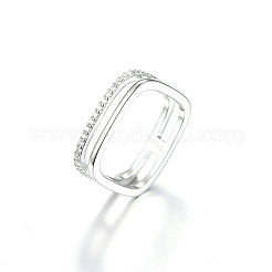 925 перстень из стерлингового серебра с паве из кубических цирконий RW8148-3