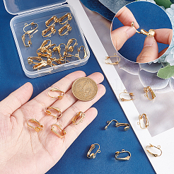 30 шт. фурнитура для сережек-клипс из нержавеющей стали 304 STAS-UN0051-63