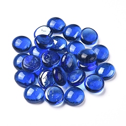 Прозрачные стеклянные кабошоны с плоской задней частью GLAA-WH0015-30F