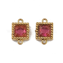 Ионное покрытие (ip) 304 нержавеющая сталь кубический цирконий квадратные звенья соединительные подвески&nbsp;X-STAS-K256-24G