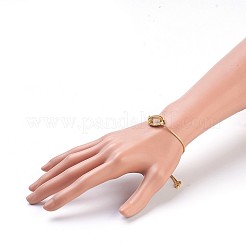 Регулируемые латунные браслеты Боло BJEW-JB03898-02