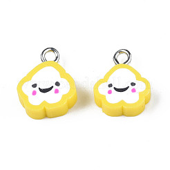 Подвески из полимерной глины ручной работы&nbsp;LS-CLAY-N006-37B-01H