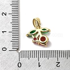 Латунные микро проложить кубического циркония подвески&nbsp;KK-H089-14G