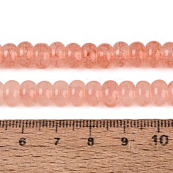 Stränge aus Imitations-Jade-Knisterglasperlen&nbsp;GLAA-Q108-05A-A08