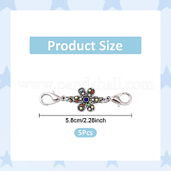 Подвесные украшения из сплава 5 шт.&nbsp;HJEW-YW00135