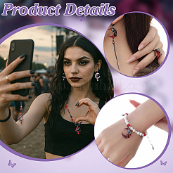 20шт 2 цвета подвески из сплава со стразами&nbsp;FIND-PH0026-14