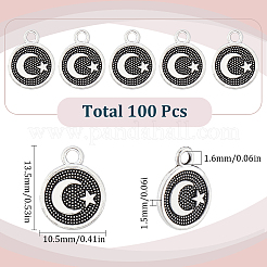 100шт подвески из сплава в тибетском стиле&nbsp;TIBEP-SC0002-74