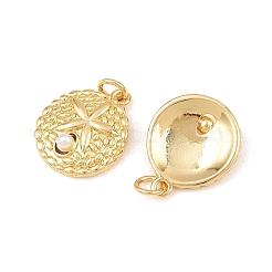 Подвески из латуни с имитацией жемчуга АБС&nbsp;KK-Z140-20G