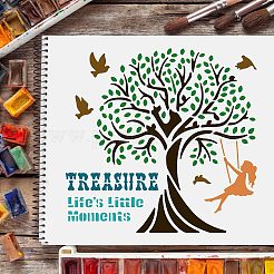 Пластиковые многоразовые шаблоны трафаретов для рисования DIY-WH0172-232