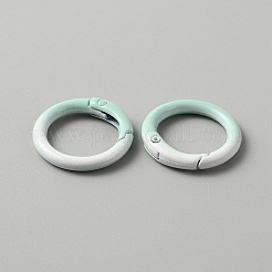Кольца пружинных ворот из цинкового сплава градиентного цвета PALLOY-WH0001-82H