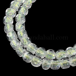 Нити из фольгированных бусин лэмпворк ручной работы&nbsp;FOIL-K003-05I