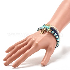 Набор браслетов хейши ручной работы из полимерной глины&nbsp;BJEW-JB07335