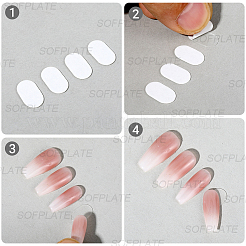 5 Blatt Nagelklebestreifen&nbsp;DIY-SP0006-13