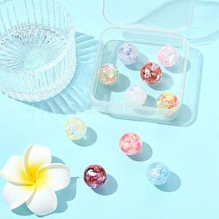 10 шт. 10-х цветная прозрачная смола с пайетками RESI-FS0002-25