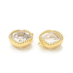 Подвески из прозрачного стекла&nbsp;KK-P228-18G