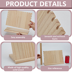 Présentoir à bijoux en bois&nbsp;ODIS-WH0030-177A