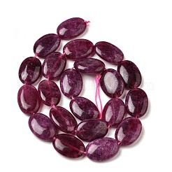 Нити бусин из натурального окрашенного малайзийского нефрита G-B137-A01-01K