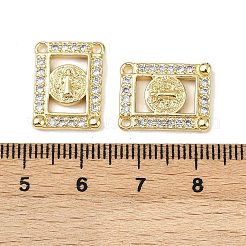 Латунные микро проложить кубического циркония подвески&nbsp;KK-S526-05G-B