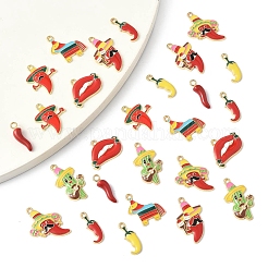 30шт 9 стиля подвески из сплава с эмалью FIND-FS0004-26