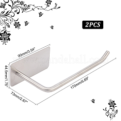Держатели туалетной бумаги из нержавеющей стали 304 без отверстий AJEW-UN0001-30