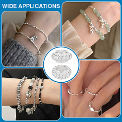 20шт 925 бусины из стерлингового серебра&nbsp;STER-PH0004-36A