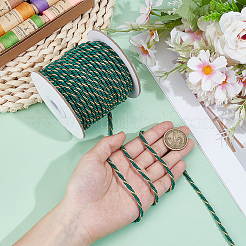 3-слойный круглый скрученный полиэфирный шнур&nbsp;OCOR-WH0105-089A