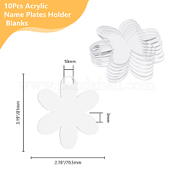 10шт акриловые большие подвески&nbsp;OACR-DC0001-23B