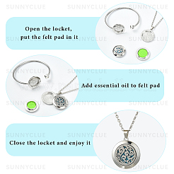 1 шт. браслет-манжета из нержавеющей стали открытого типа и 1 шт. браслет-манжета из нержавеющей стали открытого типа AJEW-SC0004-06C