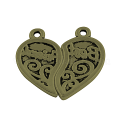 Тибетский стиль сплава сплит подвески TIBEP-5476-AB-LF