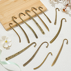 12 шт. 6 закладки в тибетском стиле FIND-ME0002-20