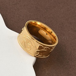 Кольца из нержавеющей стали 304 для женщин&nbsp;LS-RJEW-F195-04G