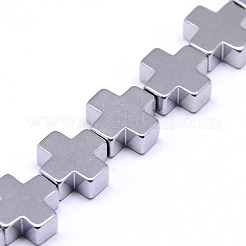 Гальванизировать немагнитных синтетический гематит бисер пряди&nbsp;G-I096-03