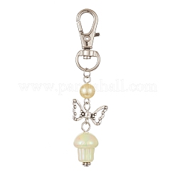 УФ-покрытие радужное переливающееся непрозрачное акриловое украшение с подвеской в виде гриба HJEW-JM01176