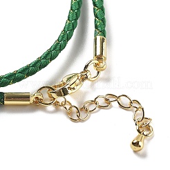 Fabrication de colliers tressés en cordon polyester&nbsp;MAK-L043-03G-15