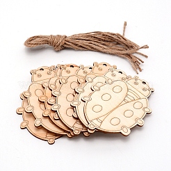 Украшения из дерева&nbsp;WOOD-WH0112-78