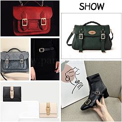 16 шт. 8-х цветные прямоугольные регулируемые пряжки-слайдеры из сплава и железа FIND-WR0003-62B