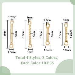 80 шт. 8 стиля 201 подвески-соединители из нержавеющей стали&nbsp;STAS-UN0055-55